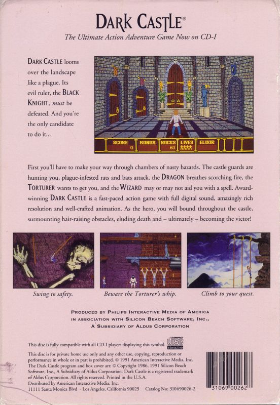 Dark Castle box art for CD-i